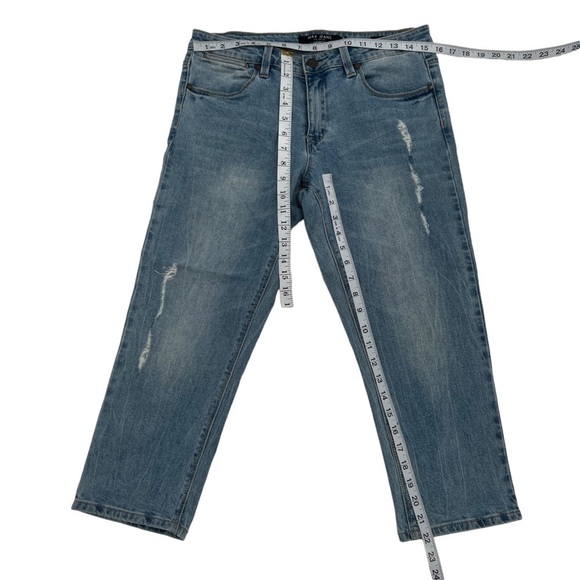 Max Distressed Crop Denim Jeans Size 10 Women’s - Picture 5 of 6